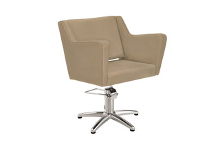 Beige modern frisörstol - Anouk BE