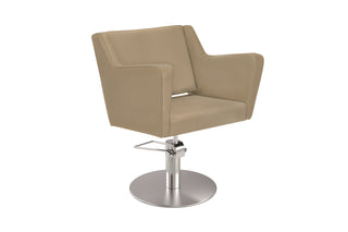 Beige modern frisörstol - Anouk BE