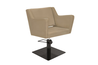 Beige modern frisörstol - Anouk BE
