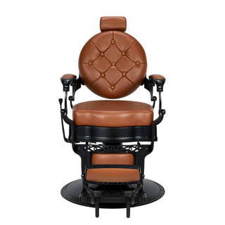 Brun vintage Barberarstol - Check BR