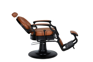 Brun vintage Barberarstol - Check BR