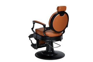 Brun vintage Barberarstol - Check BR