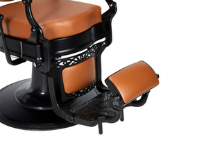 Brun vintage Barberarstol - Check BR