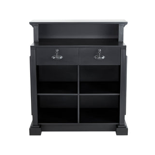 Svart stilren design  - Earl Receptionsdisk