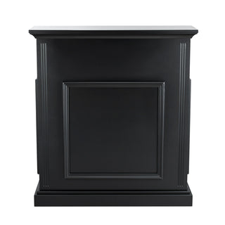 Svart stilren design  - Earl Receptionsdisk