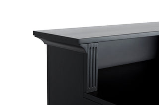 Svart stilren design  - Earl Receptionsdisk