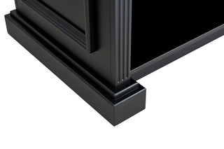 Svart stilren design  - Earl Receptionsdisk