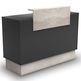 Grå, rymlig minimalistisk design - Thierry receptionsdisk