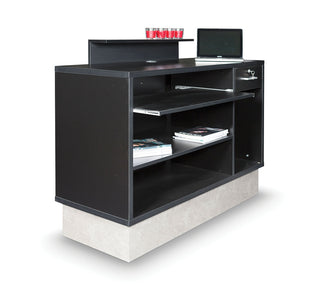 Grå, rymlig minimalistisk design - Thierry receptionsdisk