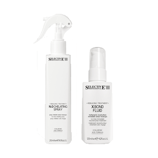 Kelateringsspray & reparerande leave-in | Frisörens kit