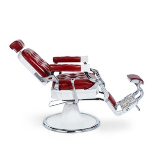 Vintage inspirerad röd barberstol - Jones