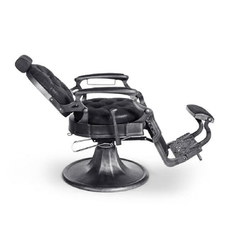 Svart vintage barberarstol - Clint B