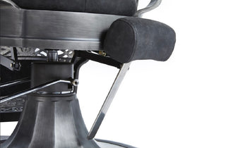 Svart vintage barberarstol - Clint B