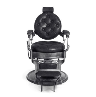 Svart vintage barberarstol - Clint B