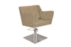 Beige modern frisörstol - Anouk BE
