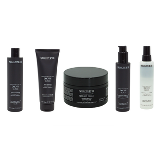 SERIEN FÖR REPERANDE HÅR | 5 PRODUKTER | BLACK