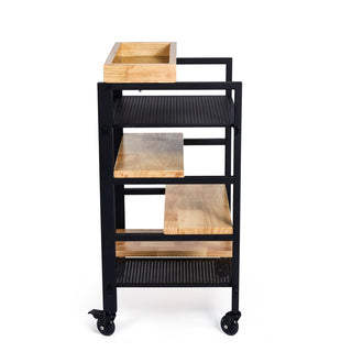 Skye - Hairdressing trolley in oak