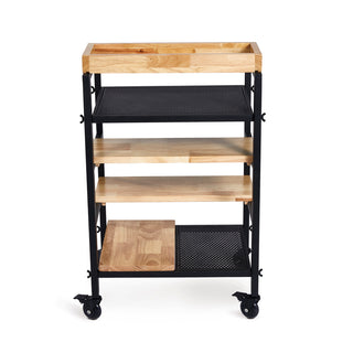 Skye - Hairdressing trolley in oak