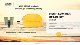 Hemp Summer Kit - Smiling bag travel kit exclusive hair care