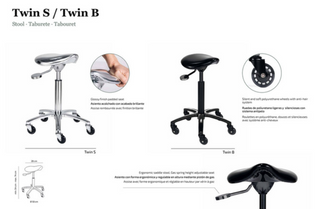 Twins (Twin S / Twin B) - 2 saddle seats