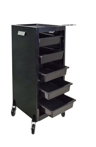 Vitus - Simple hairdresser's trolley with large wheels